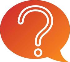 Question Icon Style vector