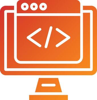Programming Icon Style vector