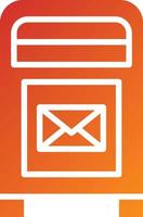 Mailbox Icon Style vector