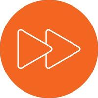 Fast Forward Icon Style vector