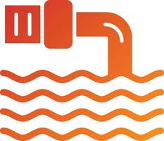 Waste Water Icon Style vector