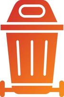 Trash Can Icon Style vector