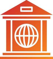 Worldwide Banking Icon Style vector