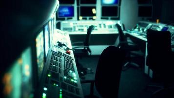 Equipment of empty central control room video