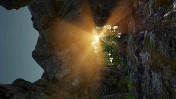 Sun Light inside Mysterious Cave video