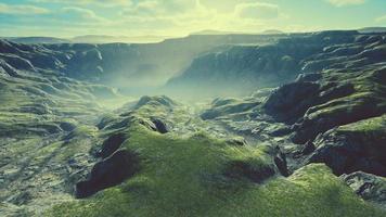 Landscape with mountains and dry yellow grass in New Zealand video