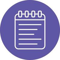 Notebook Icon Style vector