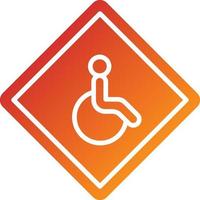 Disabled Icon Style vector