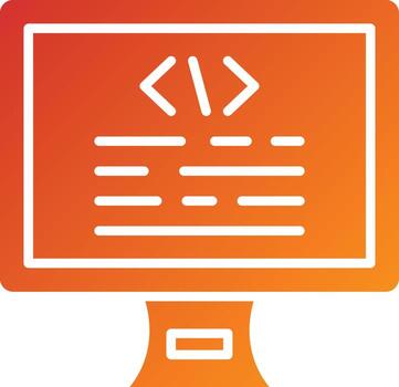 estilo de icono de codificación vector