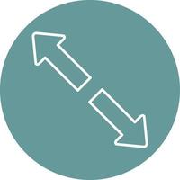 Resize Icon Style vector