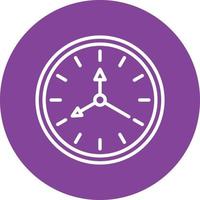 Wall Clock Icon Style vector