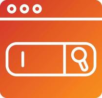 Search Bar Icon Style vector