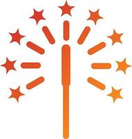 Sparkler Icon Style vector