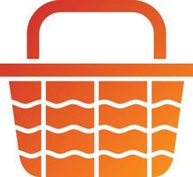 Basket Icon Style vector