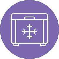 Freezer Icon Style vector