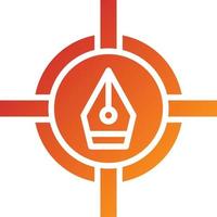 Target Icon Style vector