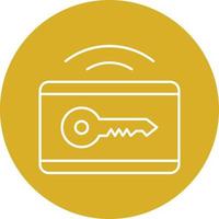 Smart Key Icon Style vector