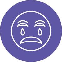 Crying Icon Style vector