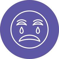 Crying Icon Style vector