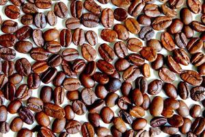 Coffee beans seamless background photo