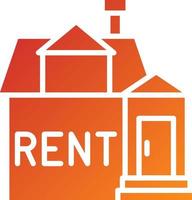 House Rent Icon Style vector