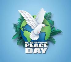 día internacional de la paz. foto