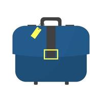 Suitcase, luggage for travel, tourism or business vector