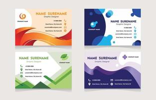 Set of Abstract Namecard Template