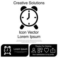 Alarm Icon Vector EPS 10