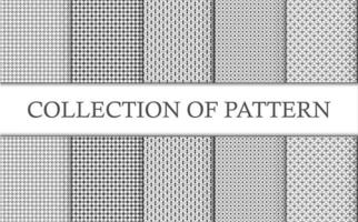 set of pattern design Collection of pattern design. Pattern Design vector