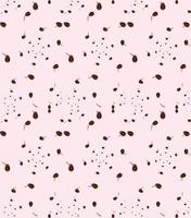 Watermelon seeds background pattern design vector