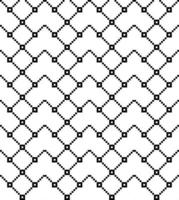 Pixel seamless pattern design vector
