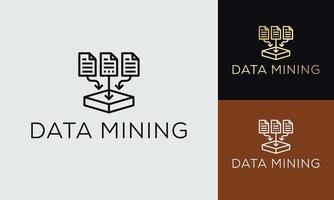 Machine learning glyph icons set. Artificial intelligence. Database. AI. Digital technology. Silhouette symbols. Vector