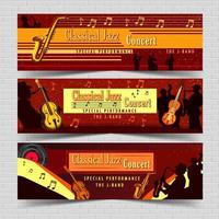 Jazz Concert Banner vector
