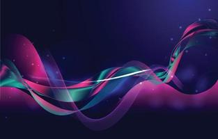 Blue and Pink Digital Wave Background vector