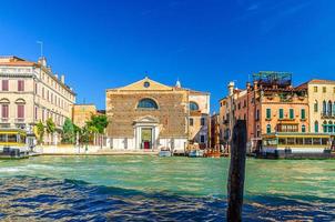 Venice cityscape with Grand Canal waterway photo