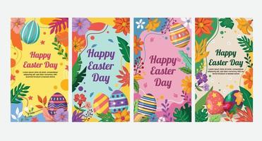 Easter Day Bunny Rabbit Template vector