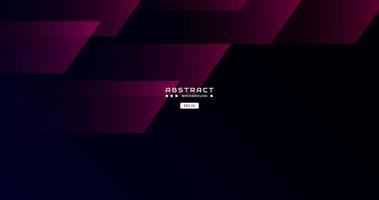 Black and pink background with abstract square shape, arrow, dynamic and sport banner concept. vector