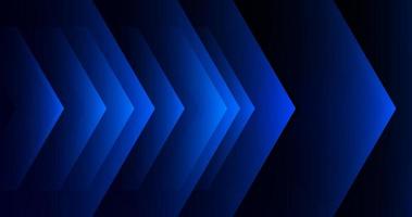 futuristic blue background with abstract square shape, arrow, dynamic and sport banner concept. vector