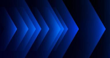 futuristic blue background with abstract square shape, arrow, dynamic and sport banner concept. vector