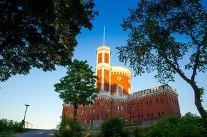 ladrillo naranja ciudadela castillo kastellet con fortaleza, estocolmo, suecia foto