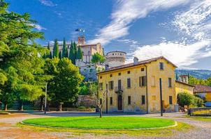 Castle of Brescia medieval building or Castello di Brescia or Falcon of Italy photo