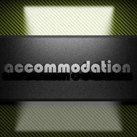 accommodation word of iron on carbon photo