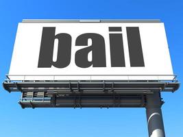 bail word on billboard photo