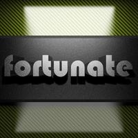 fortunate word of iron on carbon photo