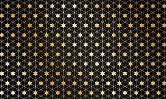 gold beautiful pattern in black background by vector design