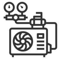 maintenance icon line vector illustration