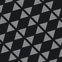 geometric triangle pattern black background vector