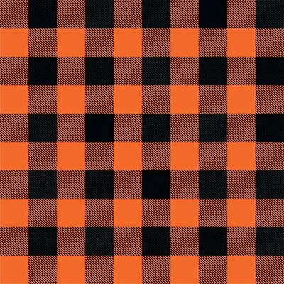 orange flannel shirt seamless pattern ready for your print clothing
