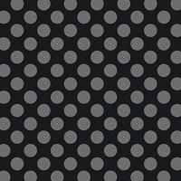 spiral polka dots pattern black background vector